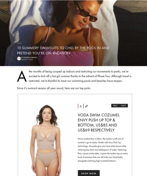 ELLE FEATURE