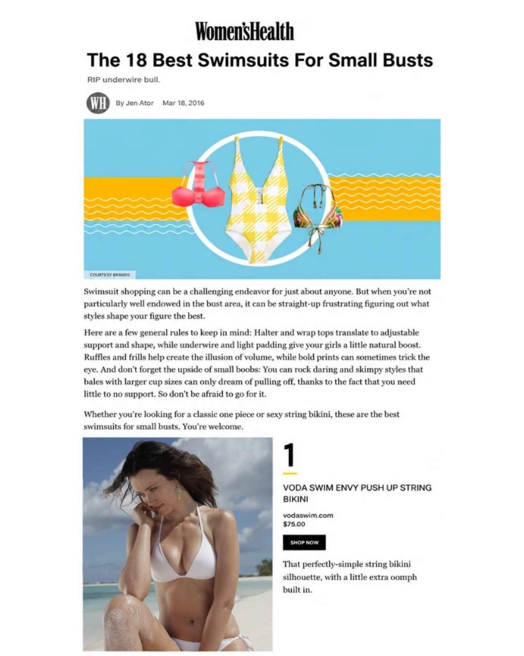 WOMEN’S HEALTH FEATURE
