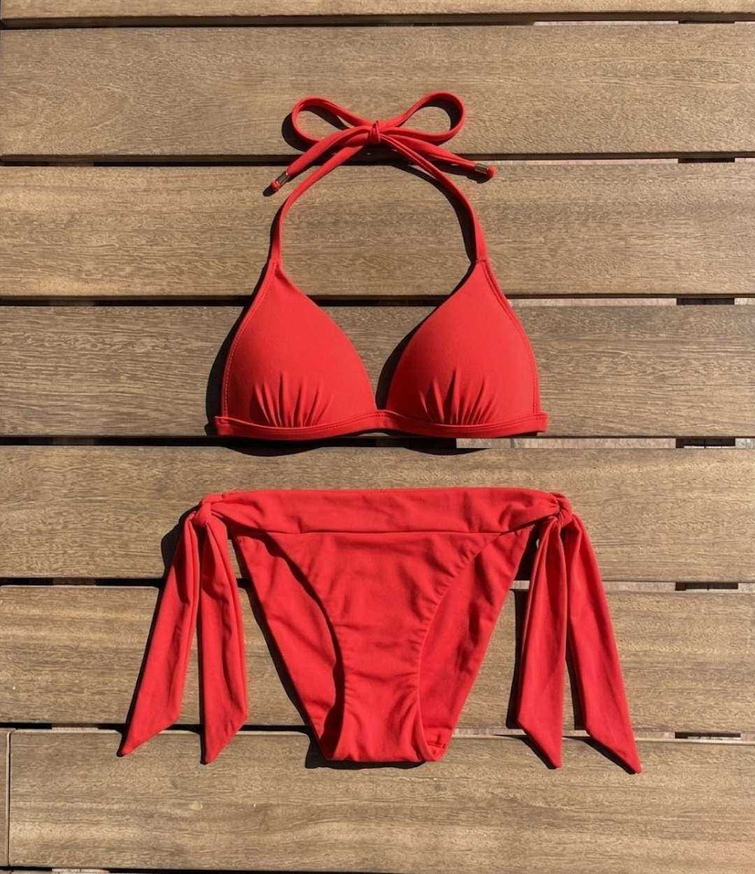 Envy Push Up® Padded Triangle String Bikini Top