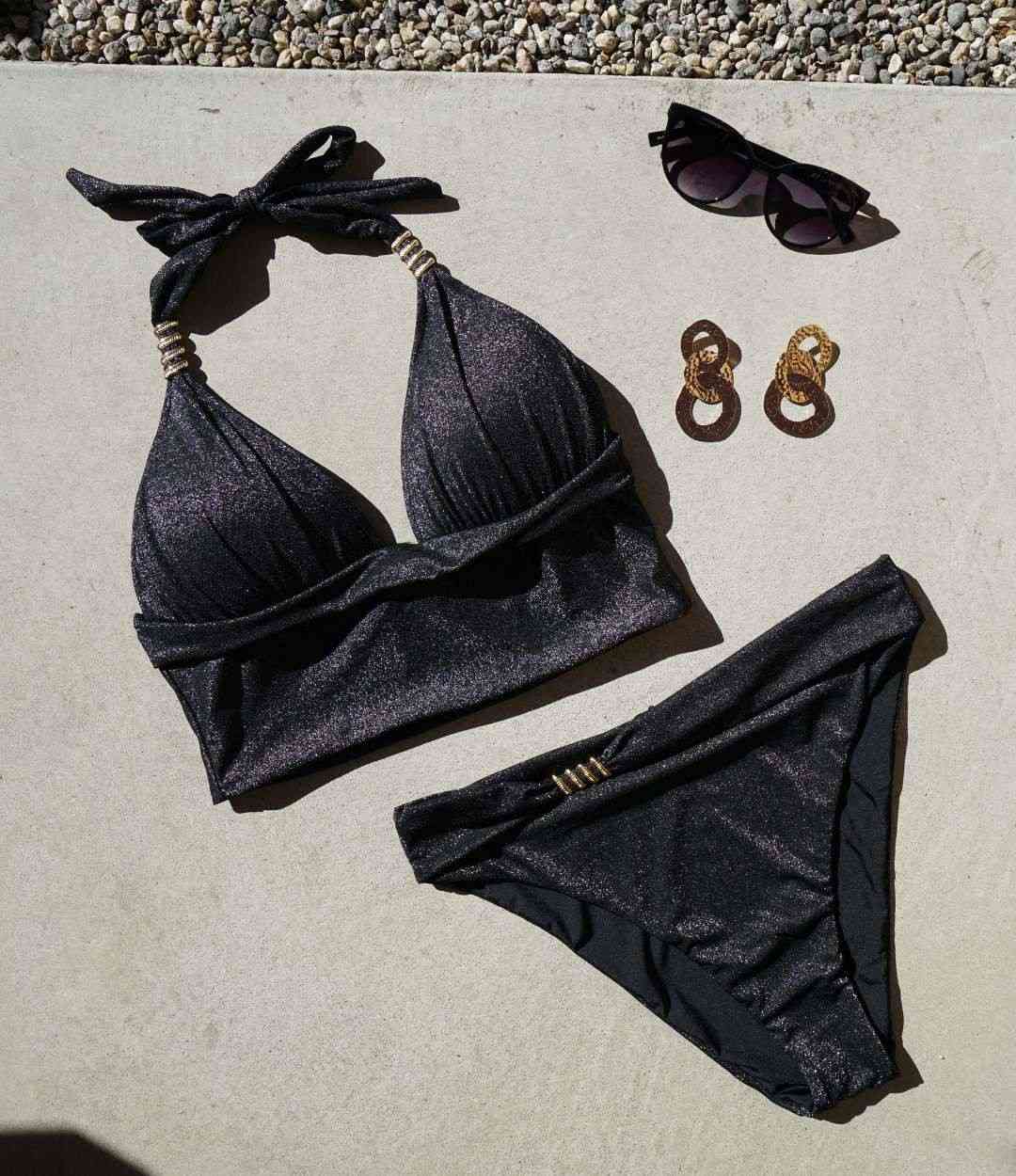 Shimmer High Leg Bottom