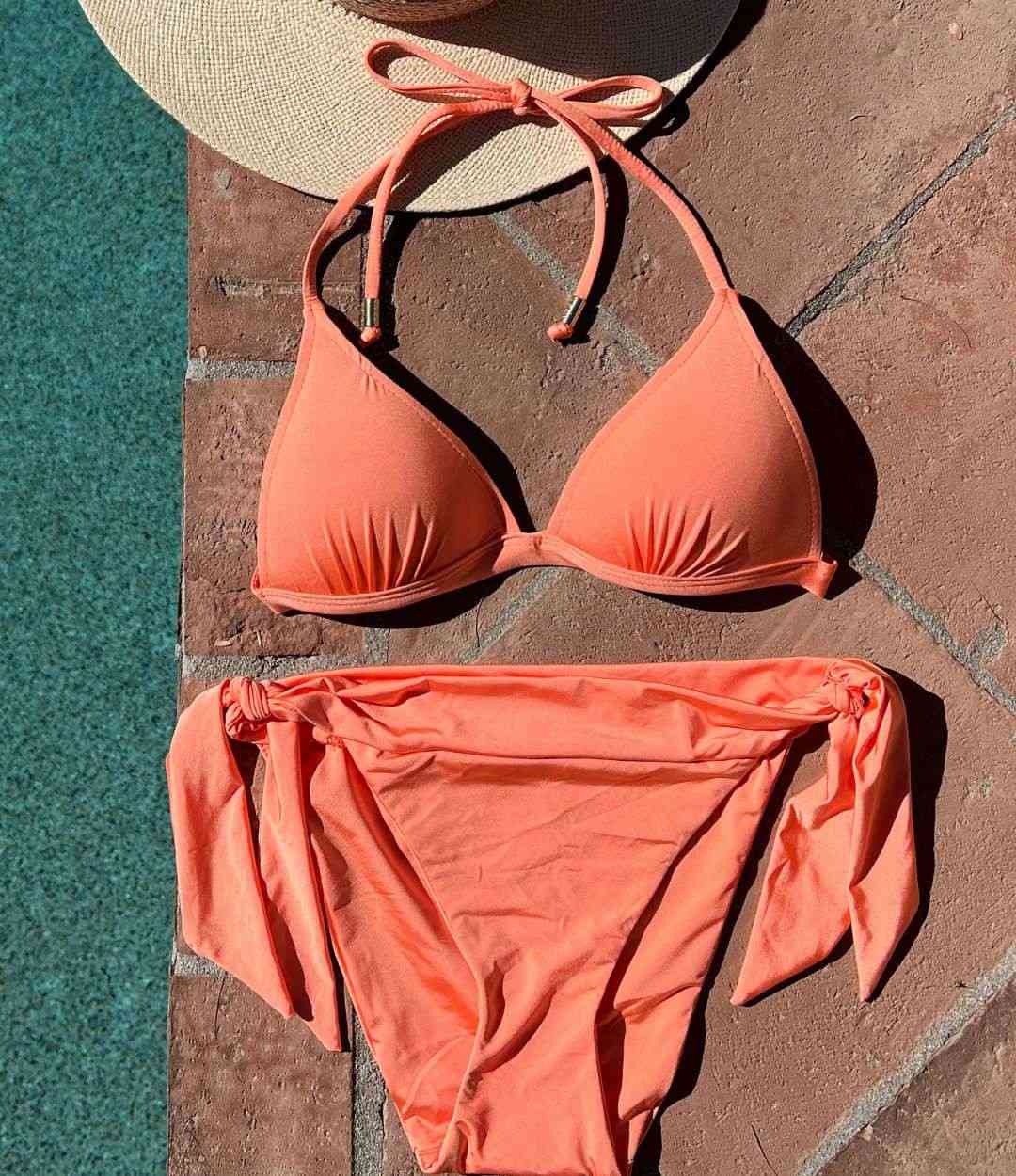 Envy Push Up® Padded Triangle String Bikini Top