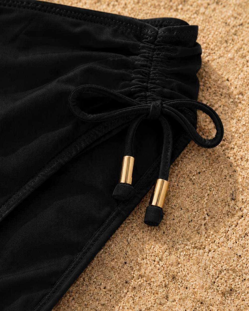 Full Coverage Adjustable Scoop Swimsuit Bottom