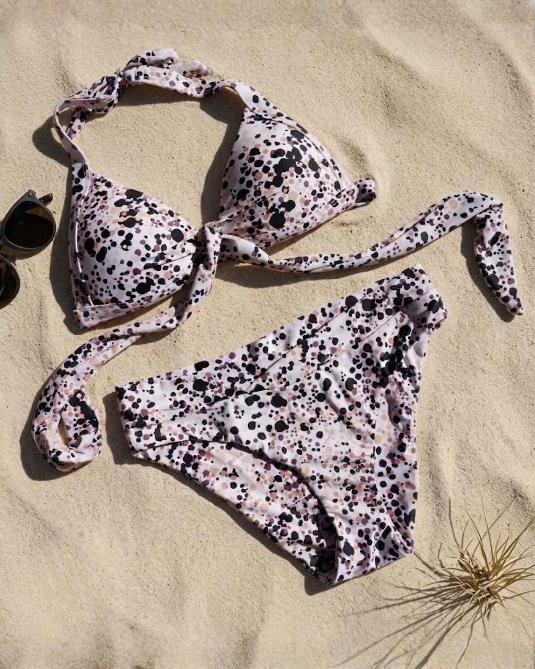 Envy Push Up® Printed Padded Cross Halter Top