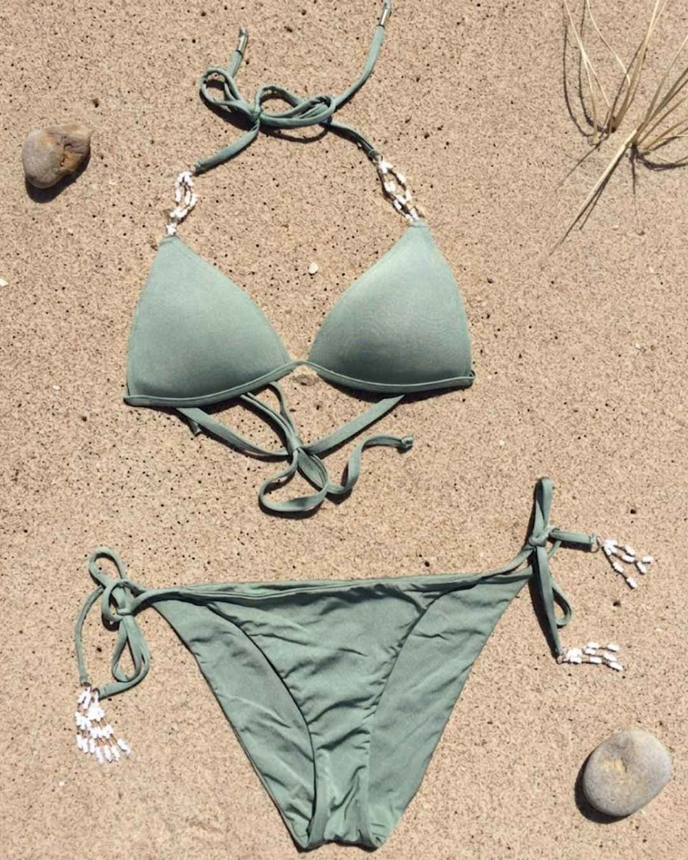 Envy Push Up® Beaded String Bikini Top