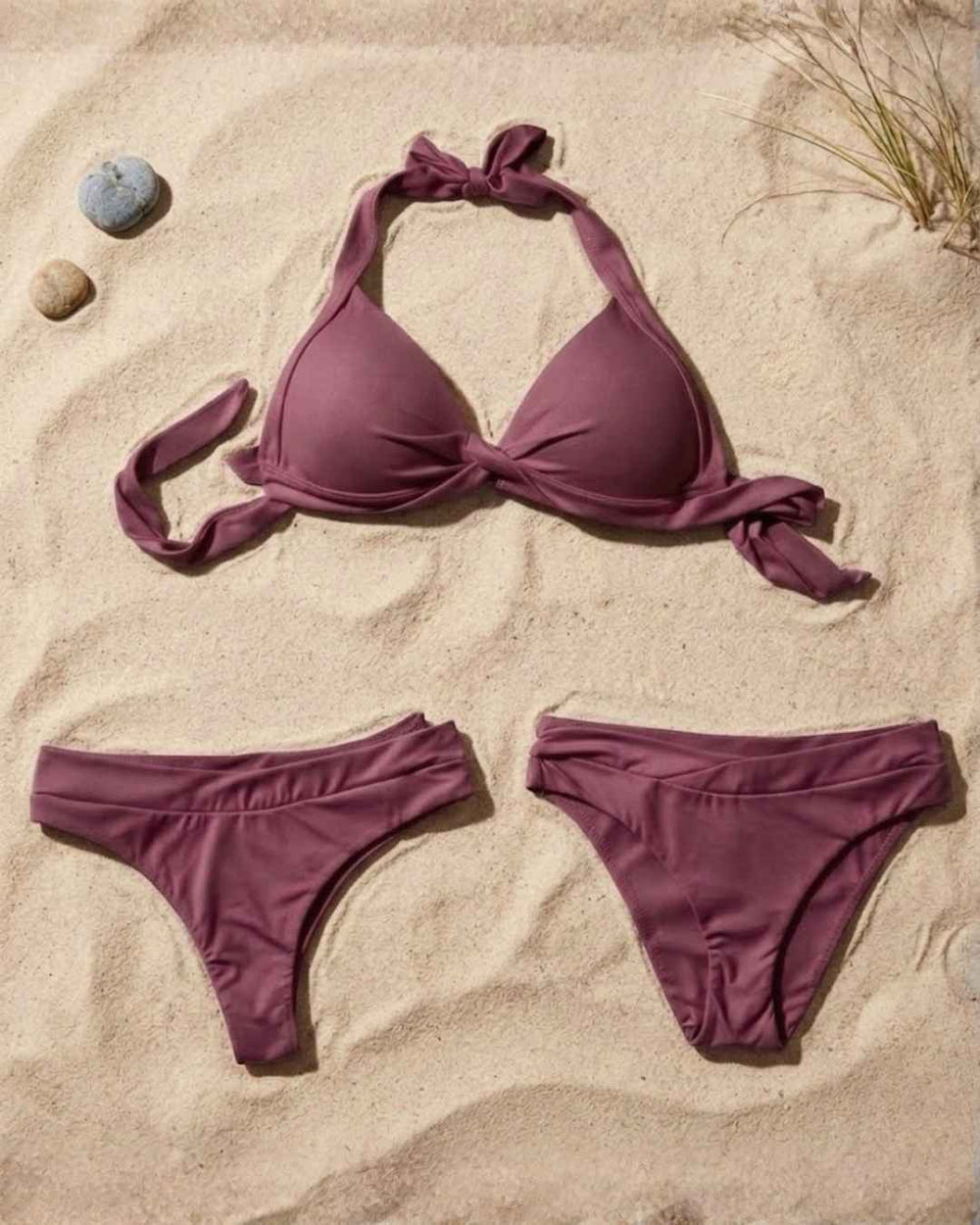 Front V High Leg Scoop Bottom and Cheeky