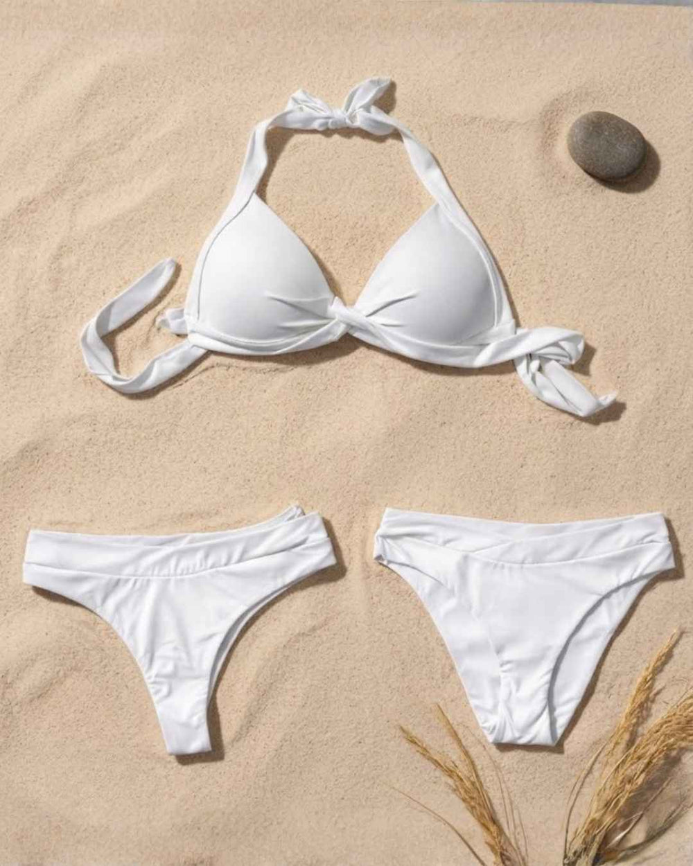 Front V High Leg Scoop Bottom and Cheeky