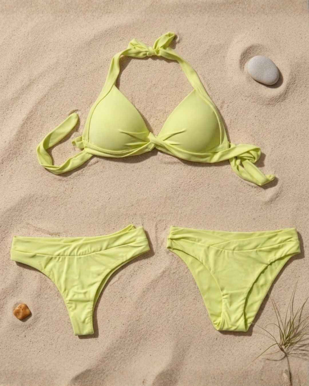 Front V High Leg Scoop Bottom and Cheeky