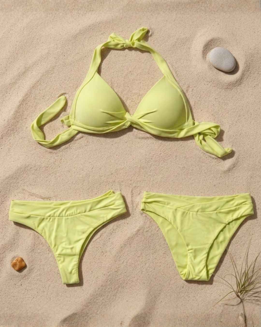 Front V High Leg Scoop Bottom and Cheeky