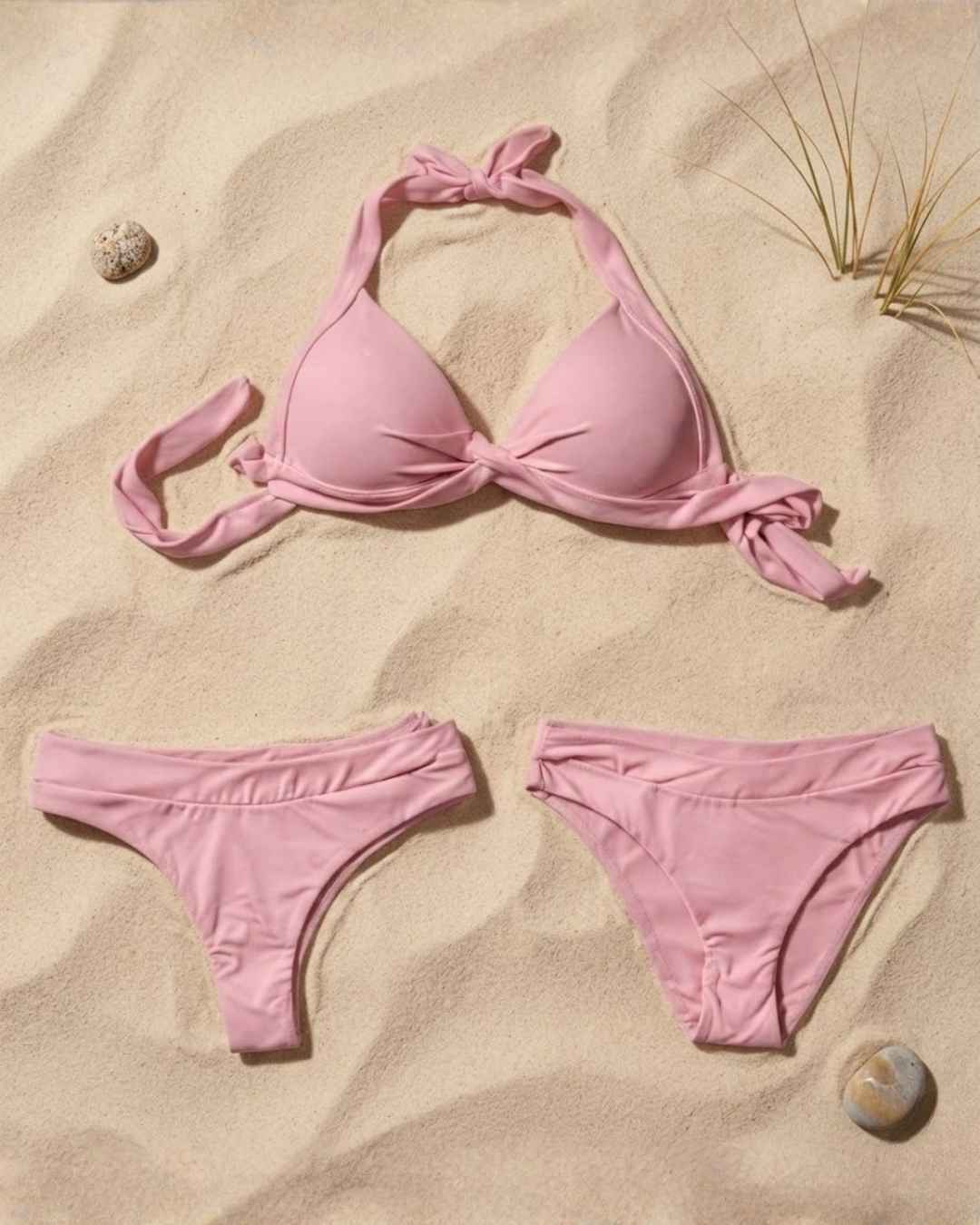 Front V High Leg Scoop Bottom and Cheeky