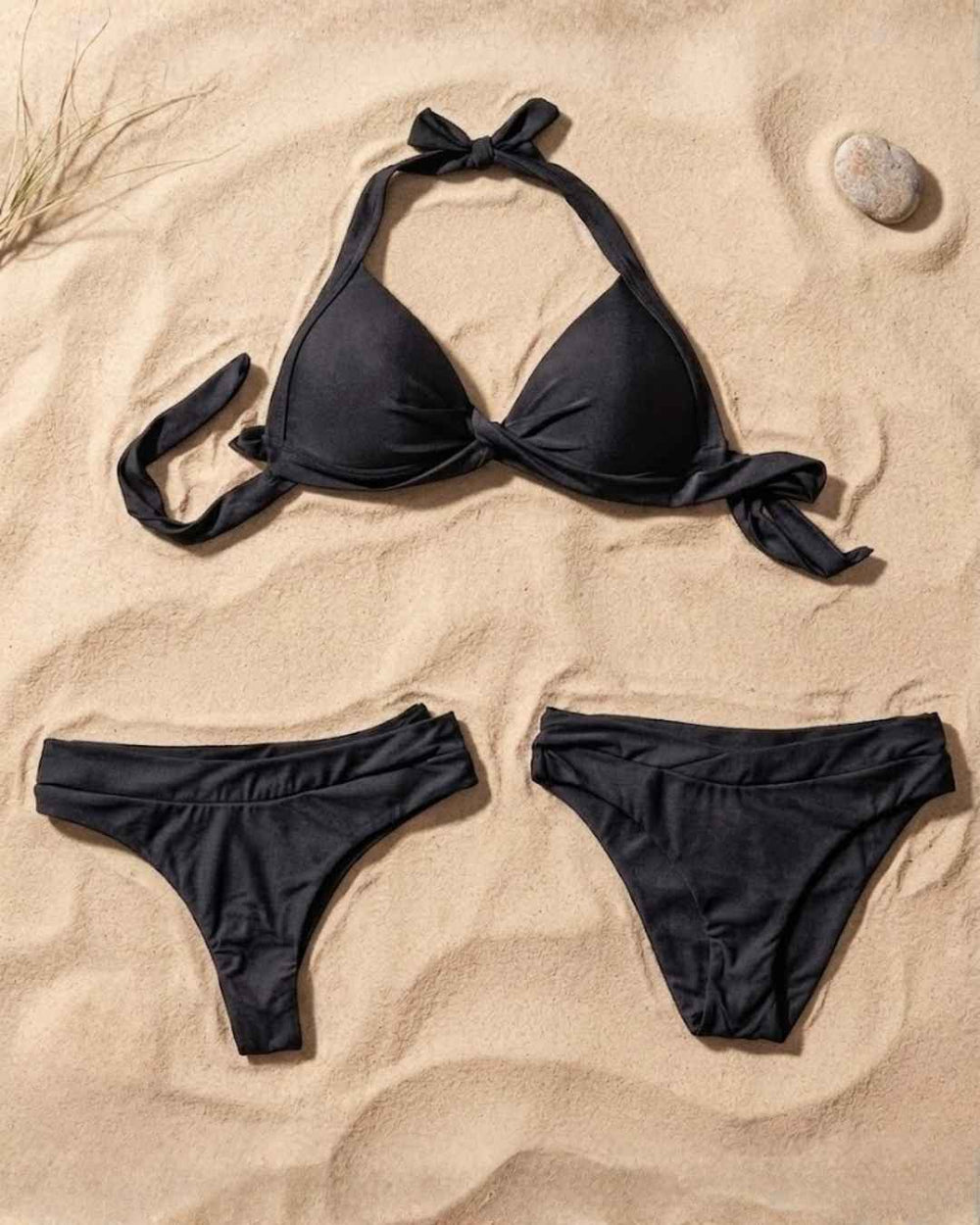 Front V High Leg Scoop Bottom and Cheeky