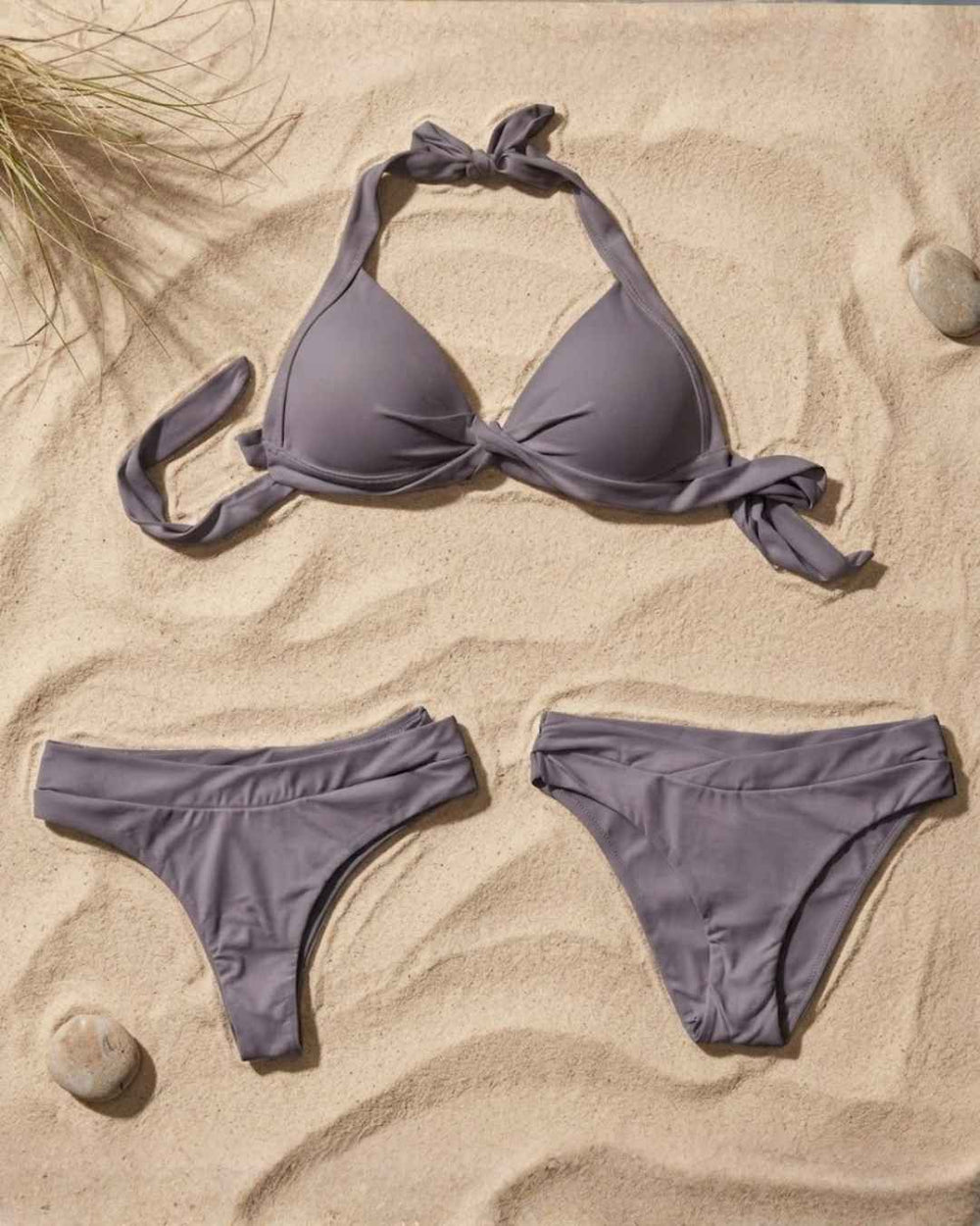 Front V High Leg Scoop Bottom and Cheeky