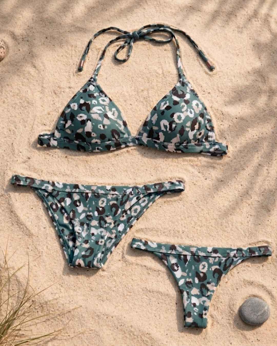 Tropical Banded Bikini Bottom