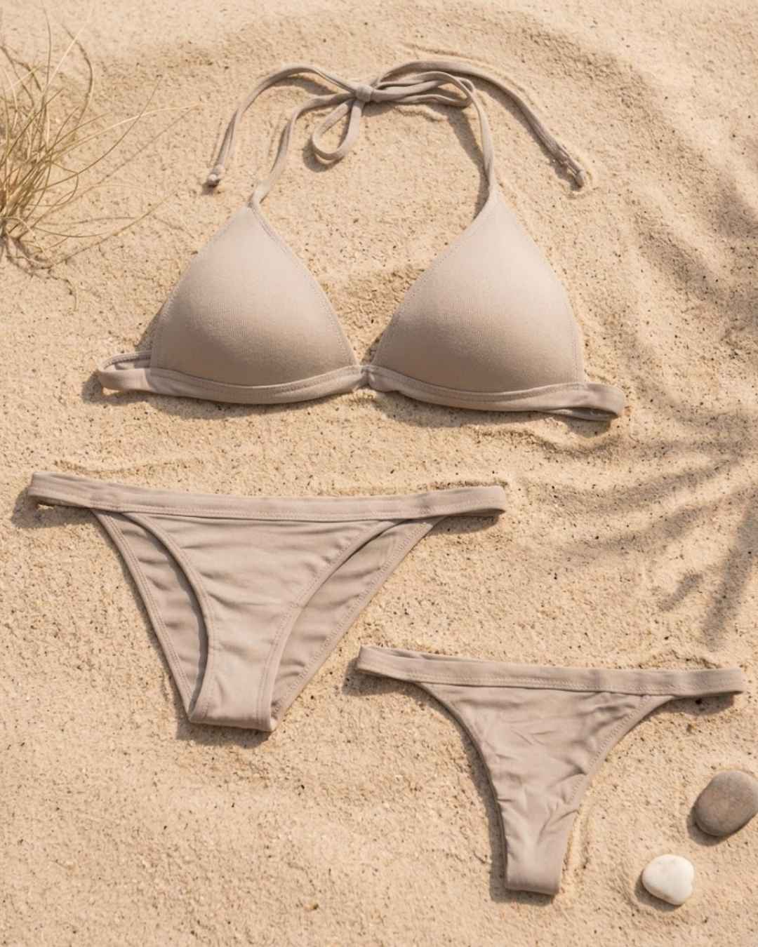 Tropical Banded Bikini Bottom