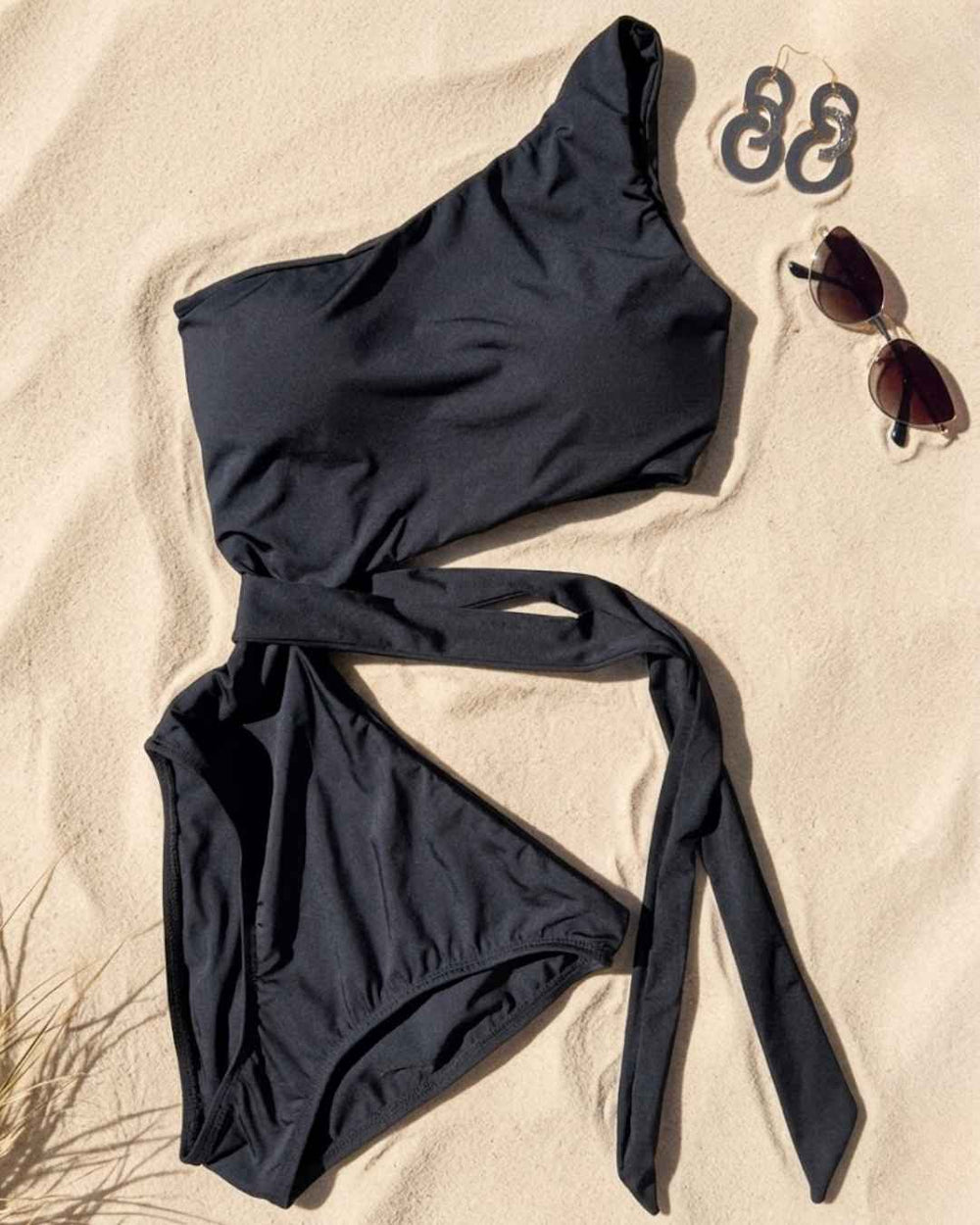 Envy Push Up® Padded One Shoulder Cutout One-Piece Swimsuit