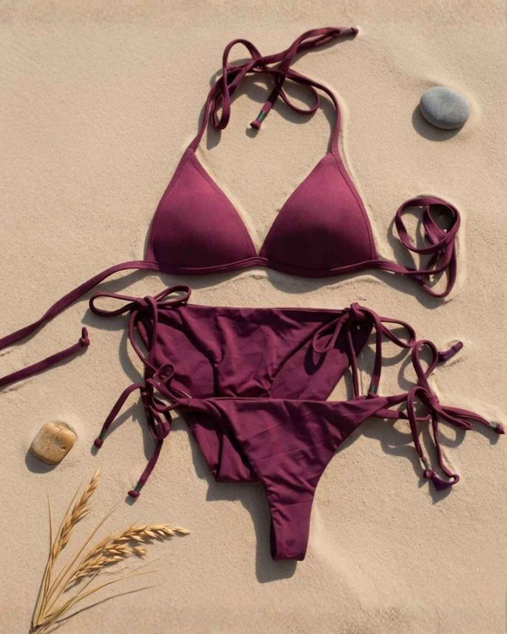 Envy Push Up® Padded Triangle String Bikini Top