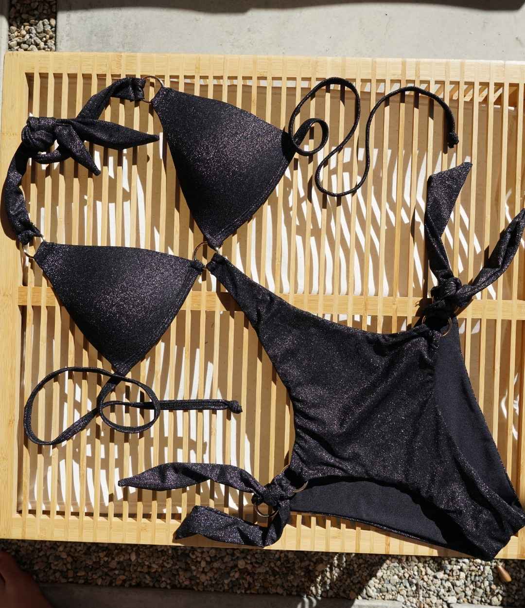 Envy Push Up® Padded Cutout Shimmer Monokini with Brazilian Back