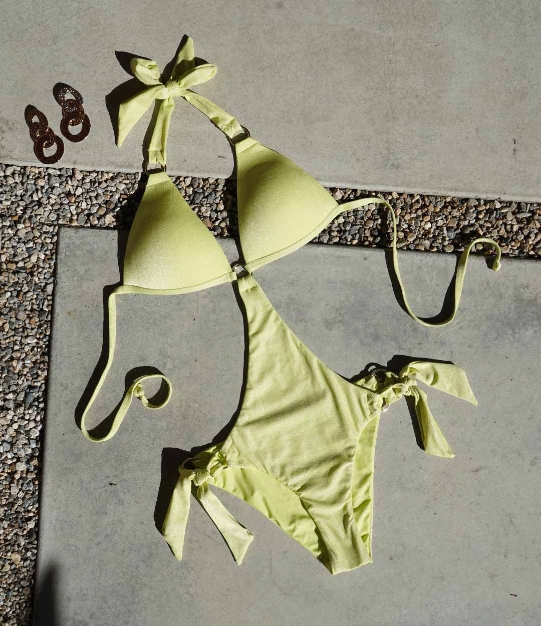 Envy Push Up® Padded Cutout Shimmer Monokini with Brazilian Back