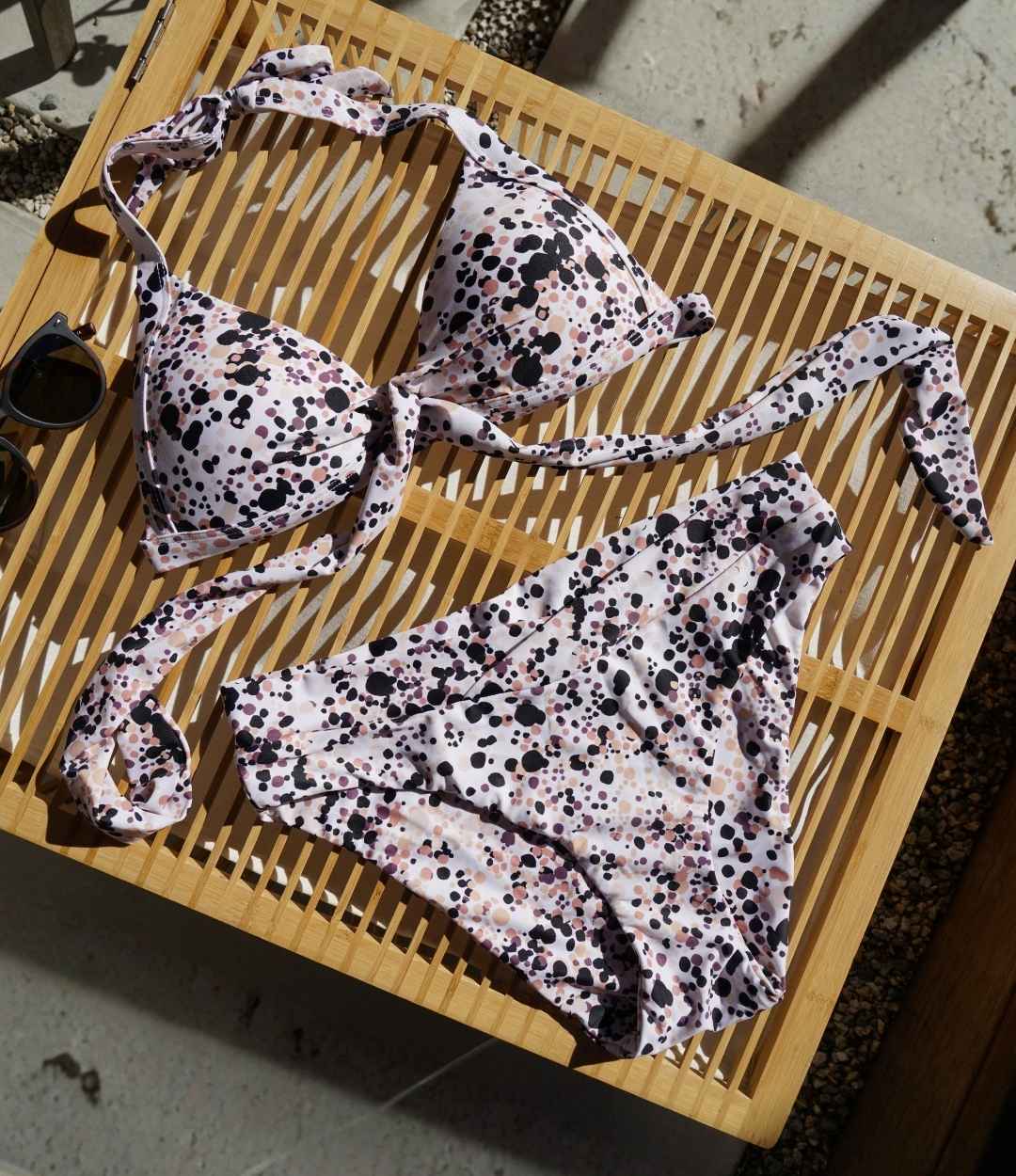 Envy Push Up® Printed Padded Cross Halter Top