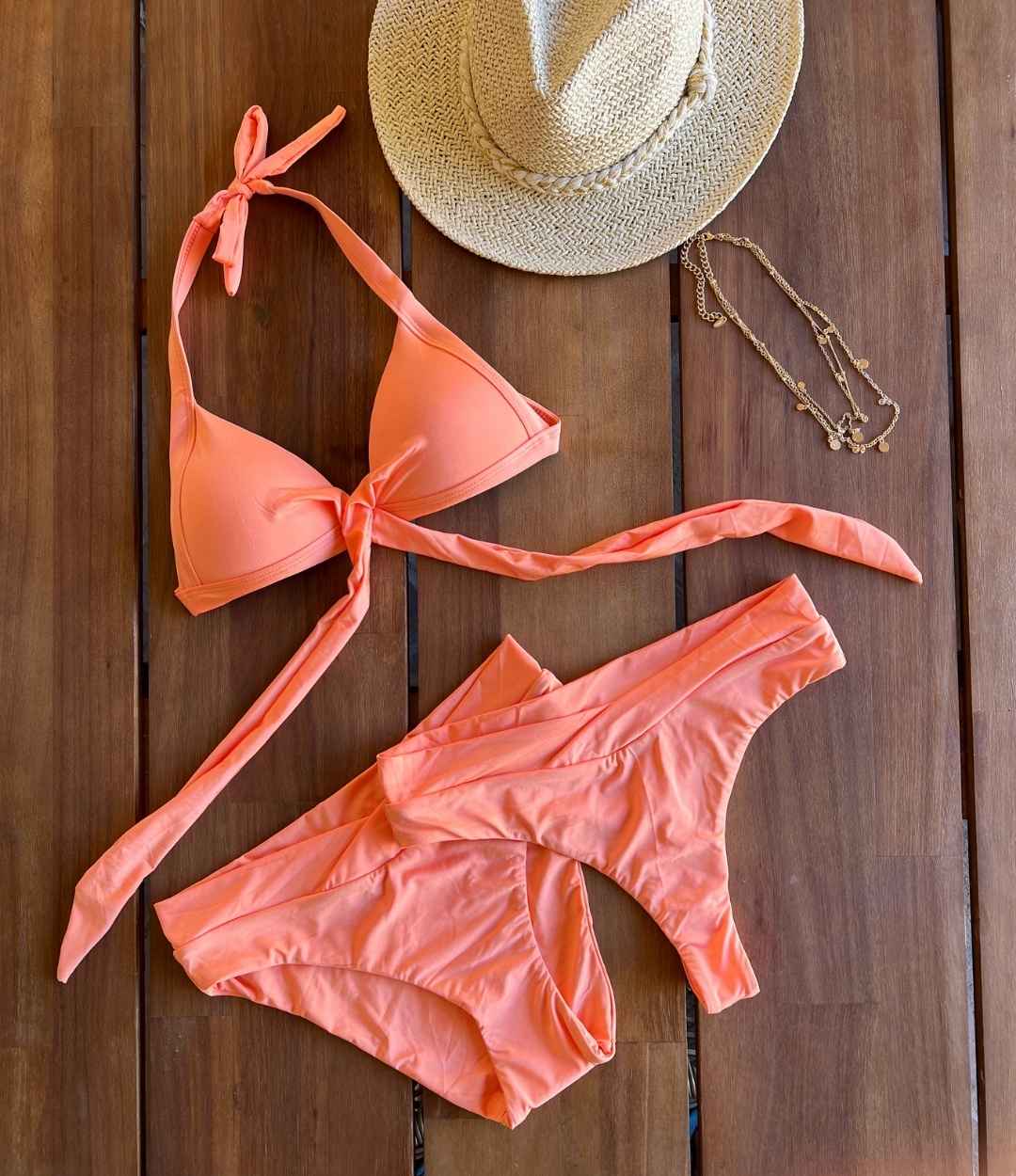 Envy Push Up® Bust Enhancing Cross Halter Bikini Top