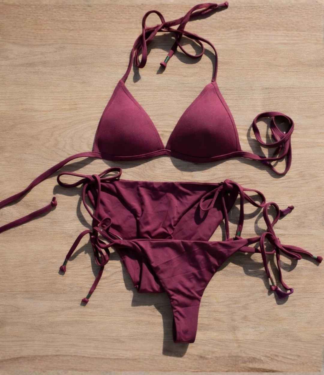 Envy Push Up® Padded Triangle String Bikini Top