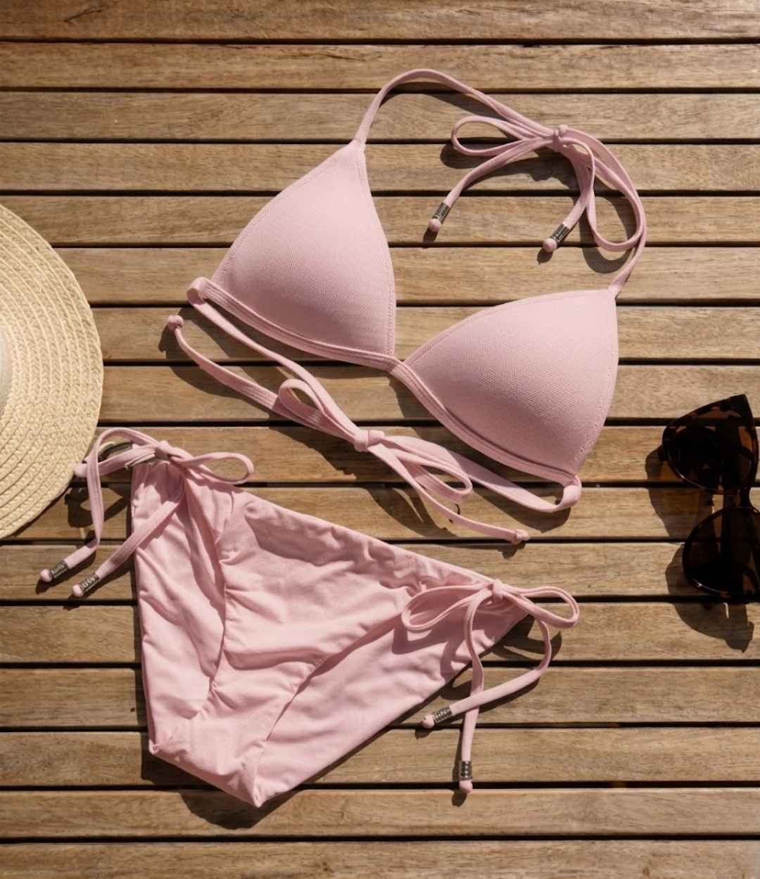 Seamless Side Tie Bottom and Cheeky