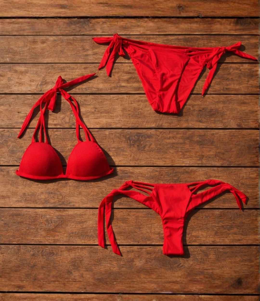 Envy Push Up® Bust Enhancing Strappy String Bikini Top