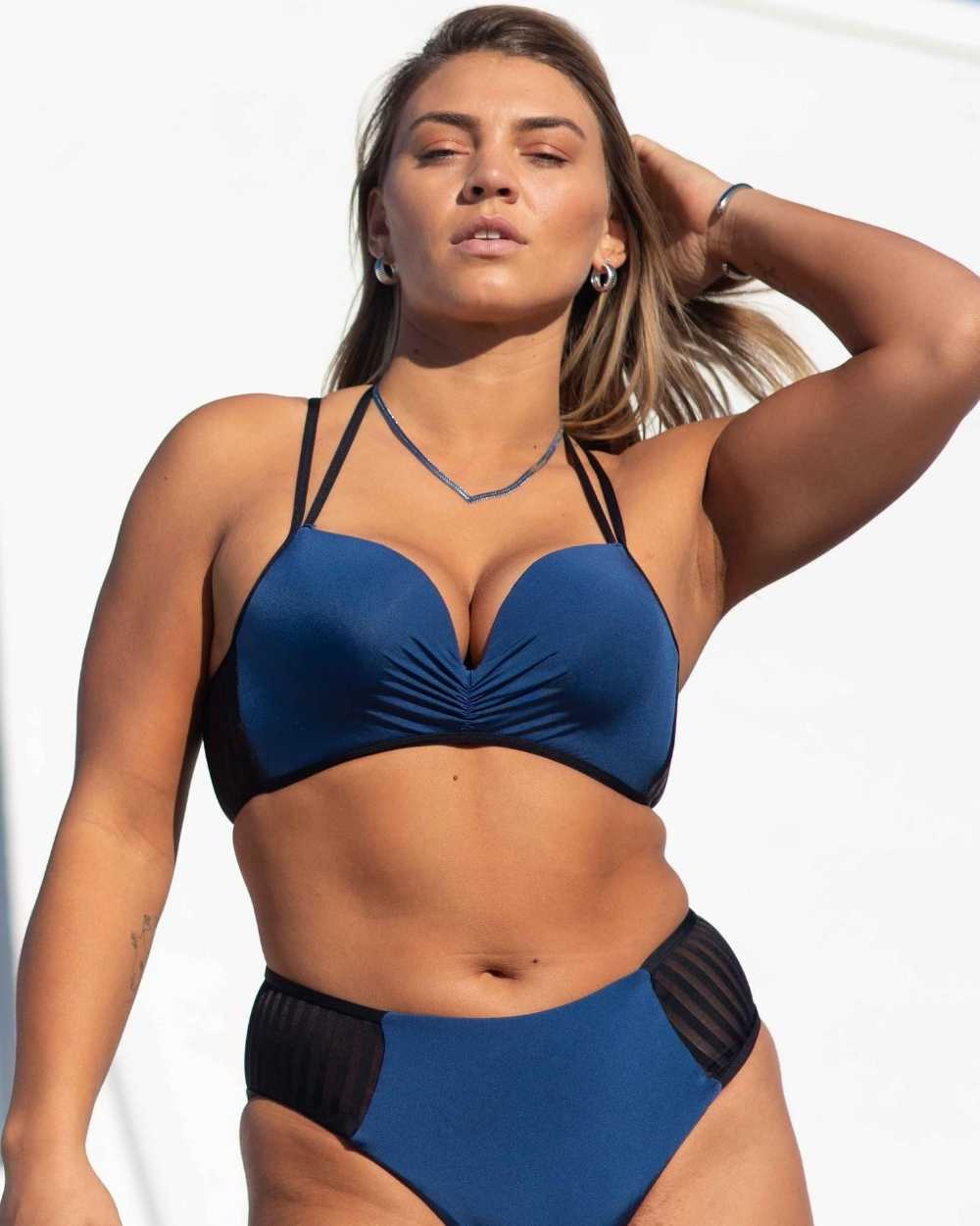 Envy Push Up ® Balconette Mesh Bathing Suit Top