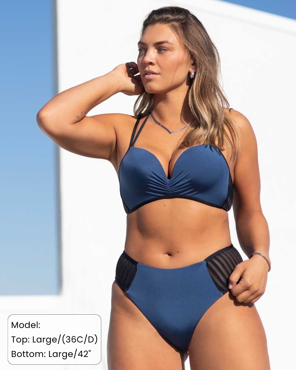 Envy Push Up ® Balconette Mesh Bathing Suit Top