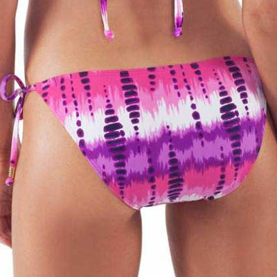 FINAL SALE Print String Bikini Bottom