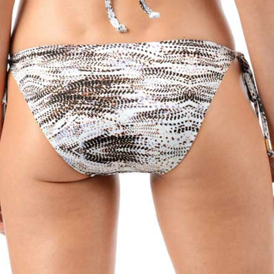 FINAL SALE Print String Bikini Bottom