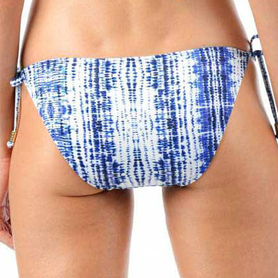 FINAL SALE Print String Bikini Bottom
