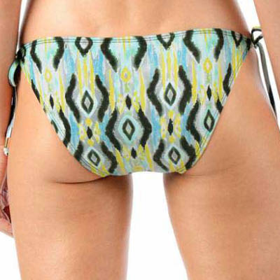 FINAL SALE Print String Bikini Bottom