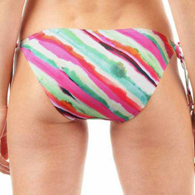 FINAL SALE Print String Bikini Bottom