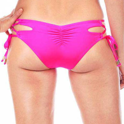 FINAL SALE Cutout String Bikini Bottom Cheeky or Classic Cut