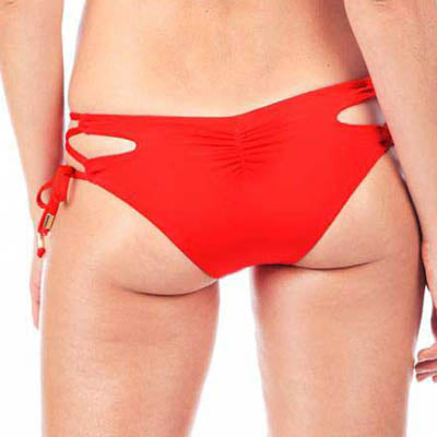 FINAL SALE Cutout String Bikini Bottom Cheeky or Classic Cut