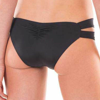 FINAL SALE Side Shirred Hipster Swimsuit Bottom