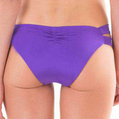 FINAL SALE Side Shirred Hipster Swimsuit Bottom