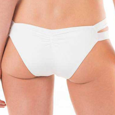 FINAL SALE Side Shirred Hipster Swimsuit Bottom