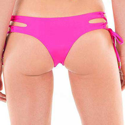 FINAL SALE Cutout String Bikini Bottom Cheeky or Classic Cut