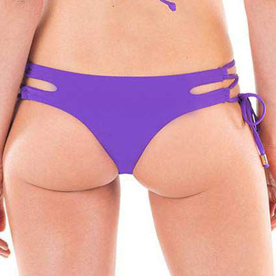 FINAL SALE Cutout String Bikini Bottom Cheeky or Classic Cut