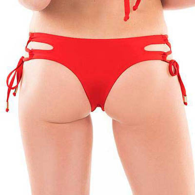 FINAL SALE Cutout String Bikini Bottom Cheeky or Classic Cut