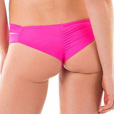 FINAL SALE Side Shirred Hipster Swimsuit Bottom