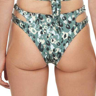 FINAL SALE Cutout High Leg Swimsuit Bottom