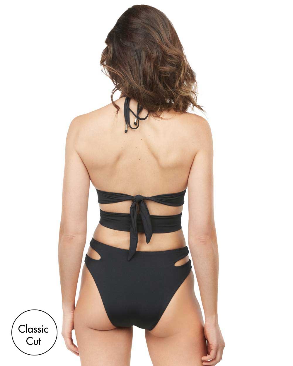 FINAL SALE Cutout High Leg Swimsuit Bottom
