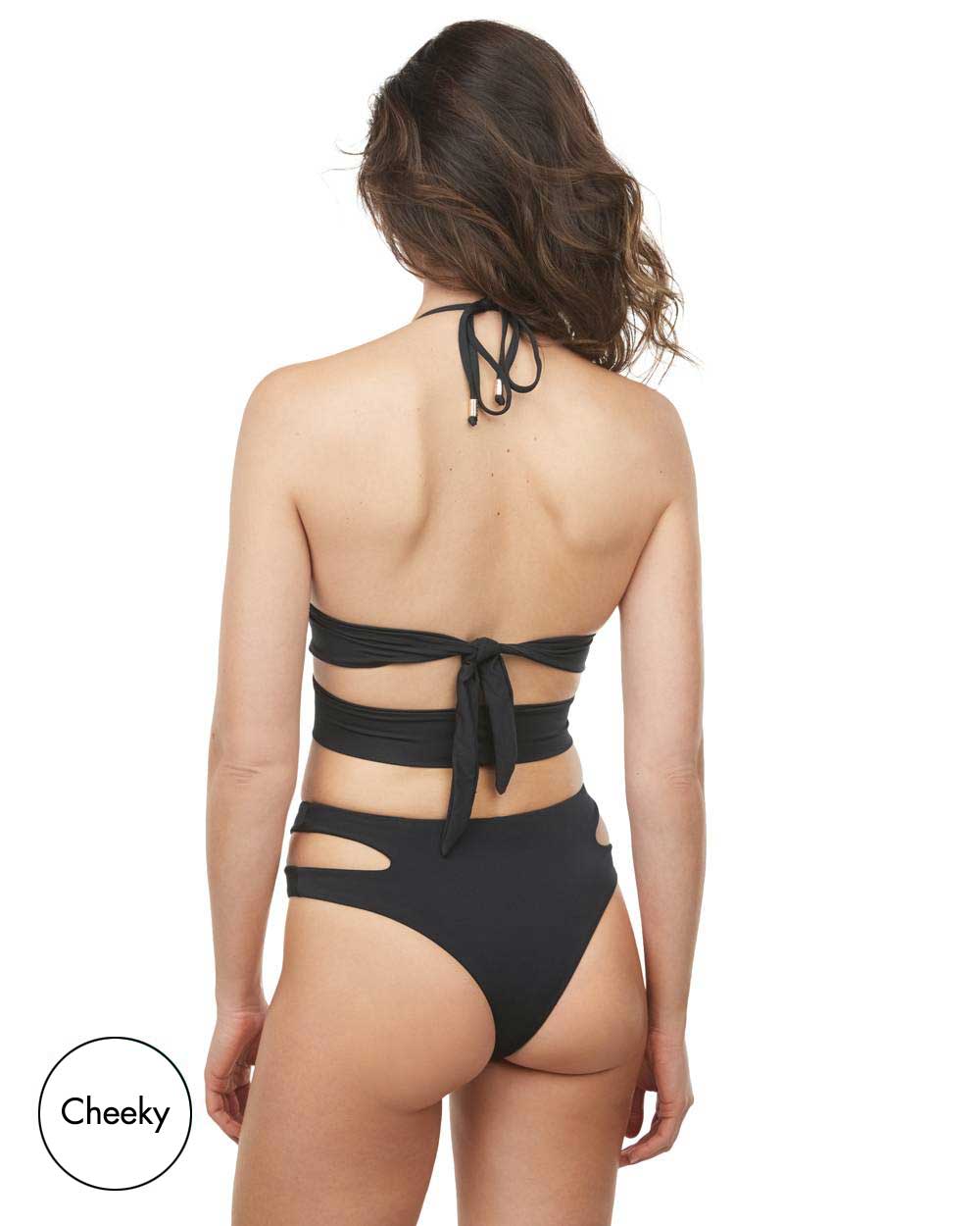 FINAL SALE Cutout High Leg Swimsuit Bottom