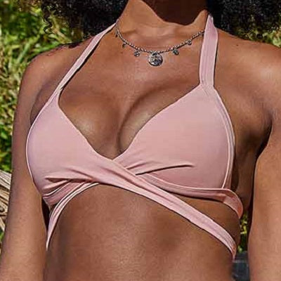 Envy Push Up® Padded Cross Halter Top