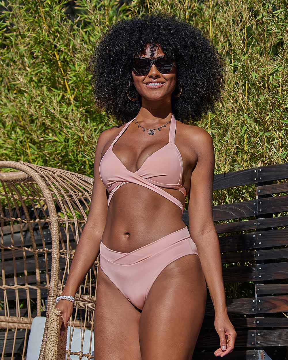 Criss-Cross Halter Bikini Top | Amazing Push-Up | Voda Swim