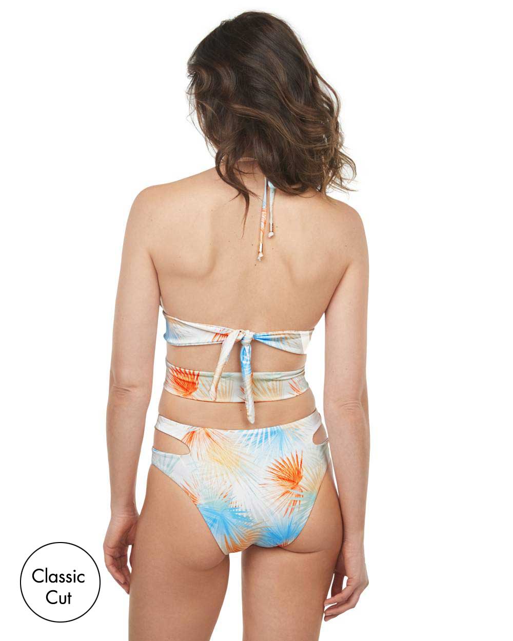 FINAL SALE Cutout High Leg Swimsuit Bottom