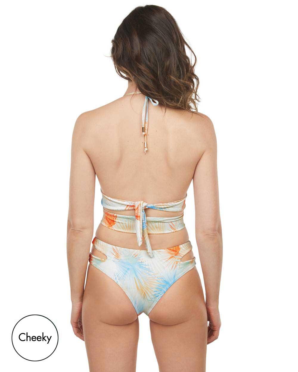 FINAL SALE Cutout High Leg Swimsuit Bottom