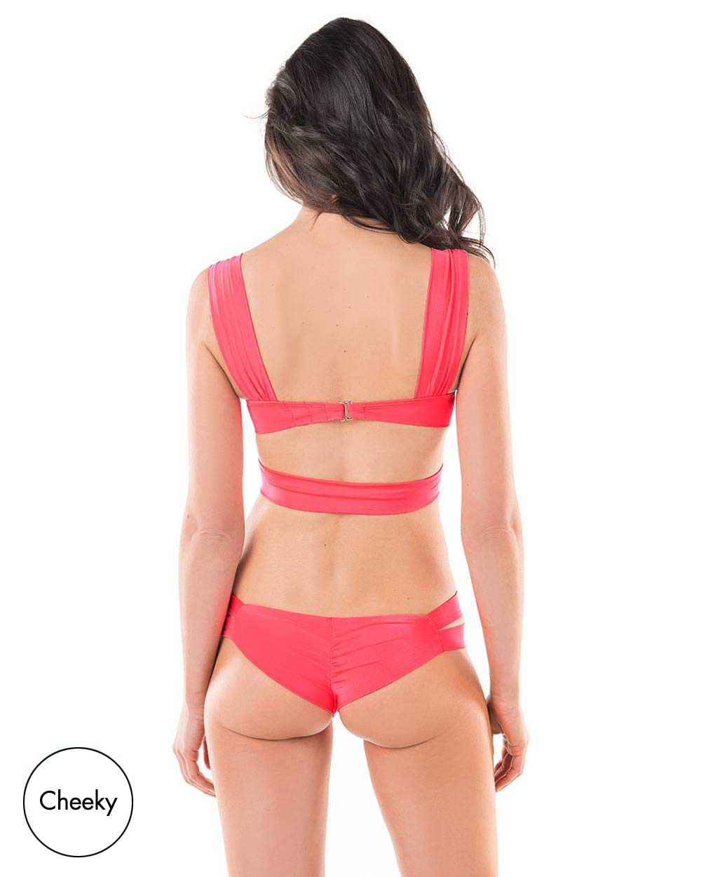 FINAL SALE Side Shirred Hipster Swimsuit Bottom